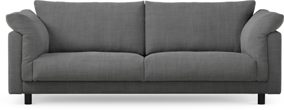 Cherrie - 3-sits soffa, fast klädsel - Grå