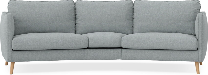 Madison - 3-sits soffa svängd, 90 cm - Turkos