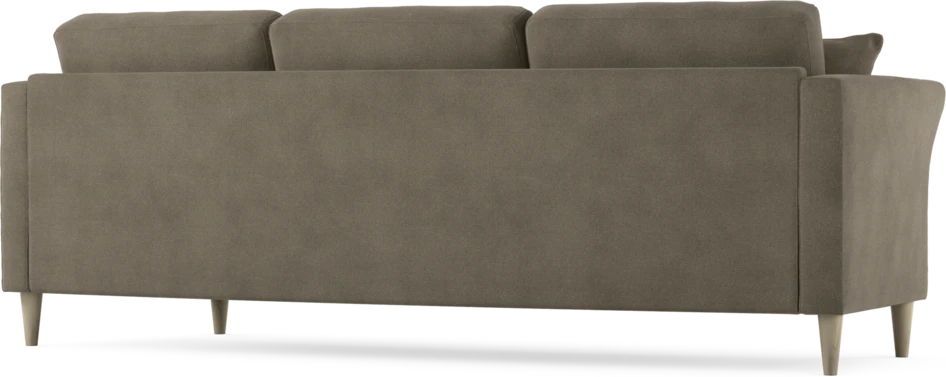 Eden - 3-sits soffa svängd - Beige