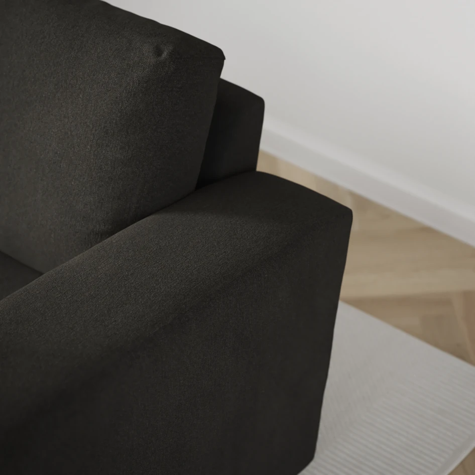 Friday - 3-sits soffa med divan vänster och schäslong höger - Grå