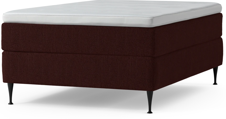 Delux Exclusive - Kontinentalsäng, enkelsäng 140 cm med bäddmadrass och sängben