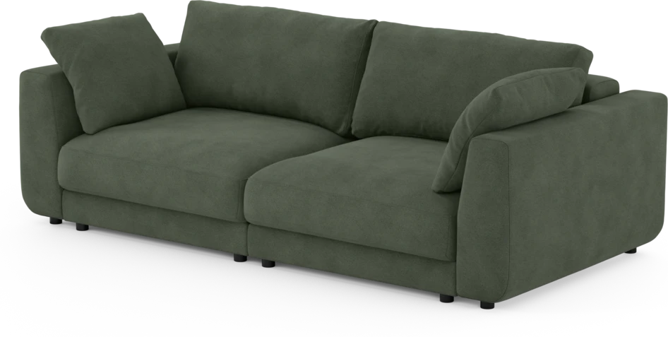 Amie - Bäddsoffa 3-sits - Grön