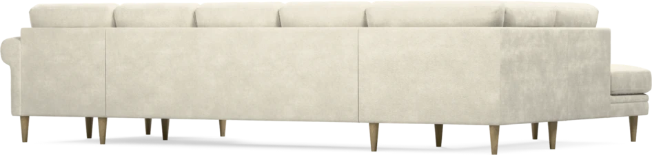 Eden - 3-sits soffa med divan vänster och schäslong höger - Vit