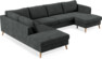 County - 3-sits soffa med divan vänster och schäslong höger - Grå