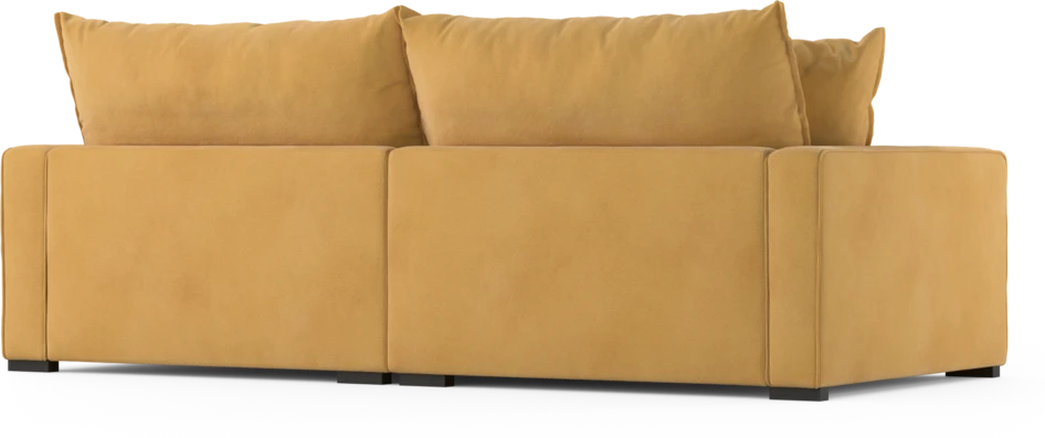 Rossi - 3-sits soffa, hel dyna - Gul