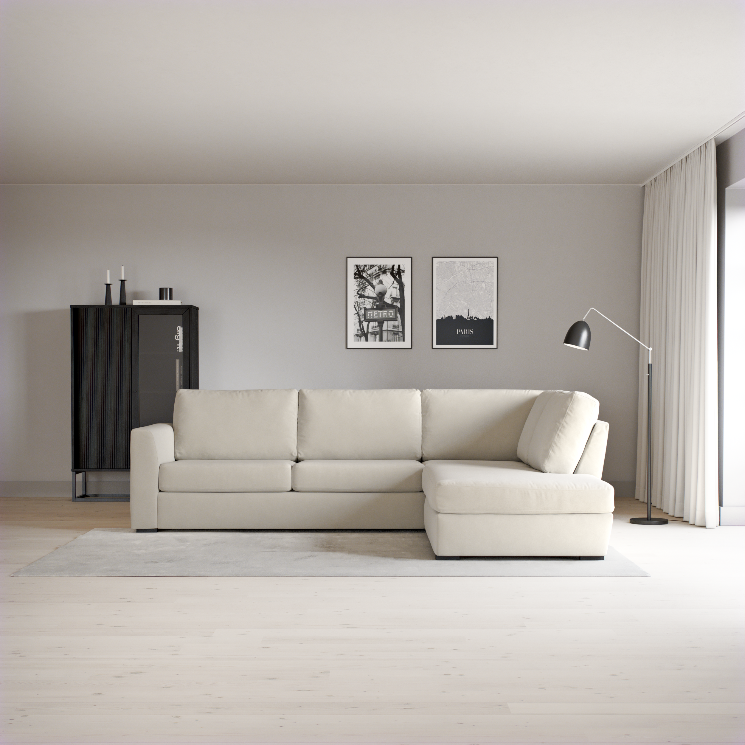 Friday - 2,5-sits soffa med divan höger - inspiration