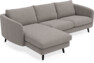 Madison Lux - 2-sits soffa med schäslong vänster - Beige