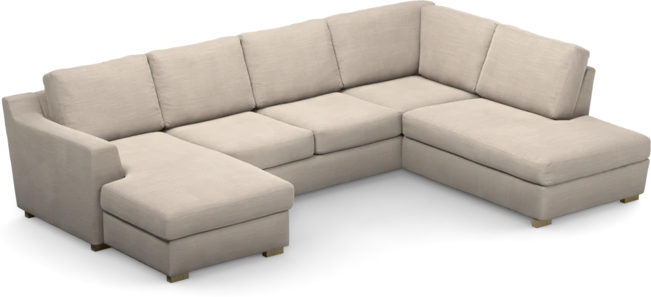 Friday - 3-sits soffa med schäslong vänster och divan höger - Beige