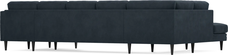 Eden - 3-sits soffa med divan vänster och schäslong höger - Blå