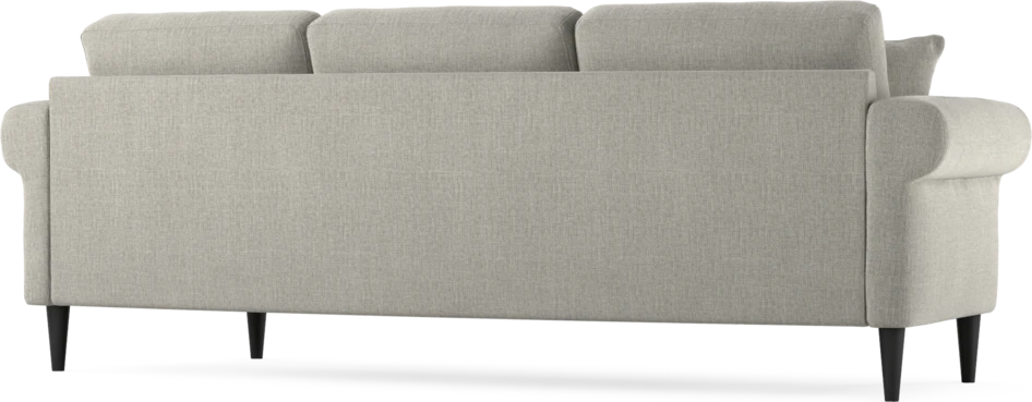 Eden - 3-sits soffa svängd - Grå