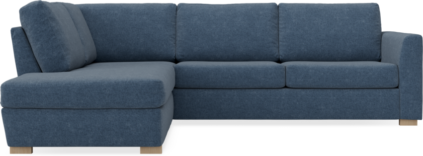 Friday - 2,5-sits soffa med divan vänster - Blå
