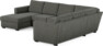Friday - Hörnsoffa, 3+2-sits med schäslong vänster - Grå