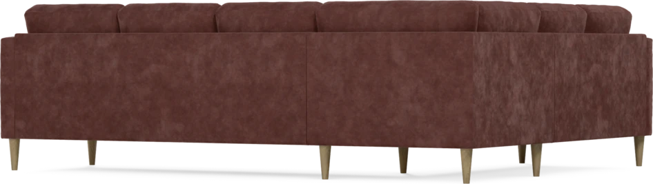 Eden - Hörnsoffa, 2+3-sits - Röd
