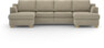 Friday - 2-sits soffa med två schäslonger - Beige