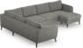 County - Hörnsoffa, 2+3-sits med schäslong höger - Grå