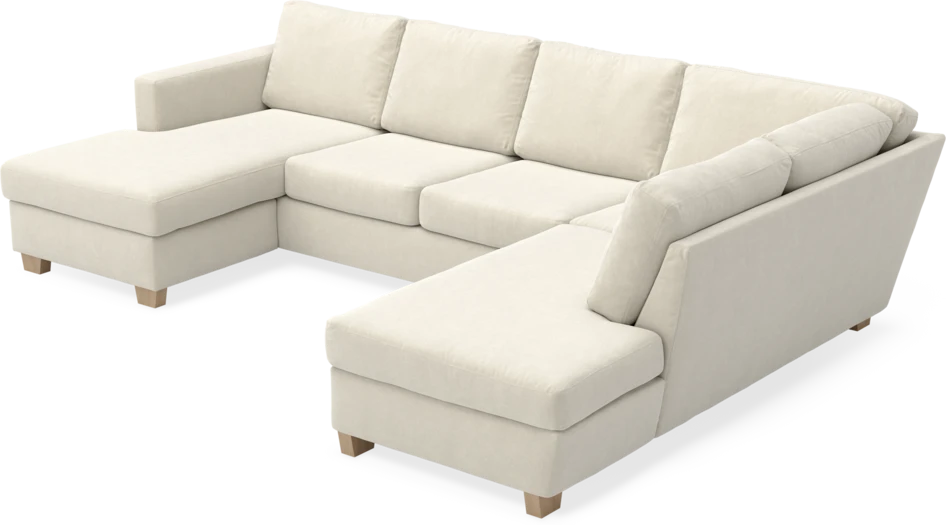 Friday - 3-sits soffa med schäslong vänster och divan höger - Beige