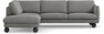 Madison - 3-sits soffa med divan vänster - Grå