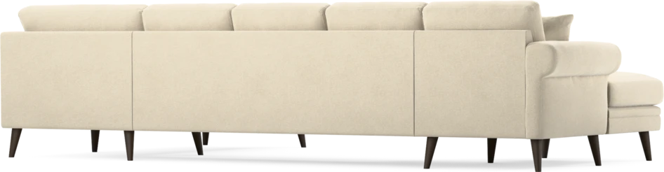 Eden - 3-sits soffa med schäslong vänster och divan höger - Beige
