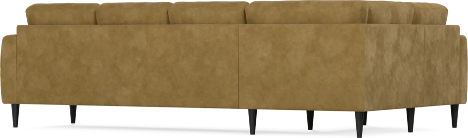 Eden - Hörnsoffa, 1+3-sits - Gul