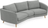 Madison - 3-sits soffa svängd, 70 cm - Grå