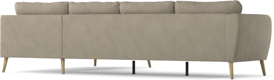 County - 3-sits soffa med divan höger - Beige