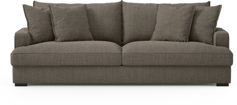 Mila - 4-sits soffa - Brun