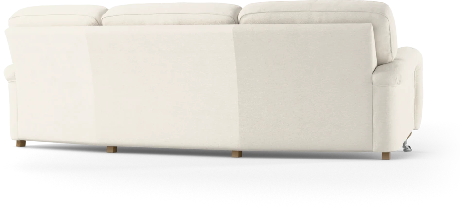 Oxford - 3-sits soffa svängd - Vit