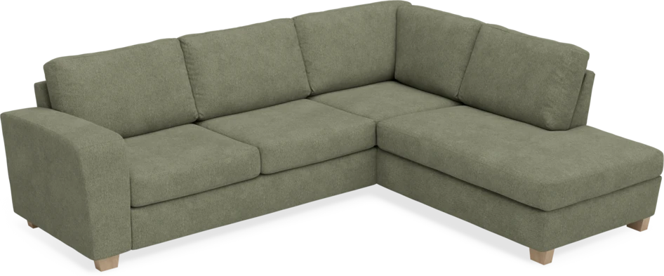 Friday - 2,5-sits soffa med divan höger - Vit