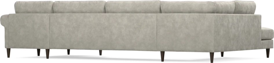 Bridge - 3-sits soffa med divan vänster och schäslong höger - Grå