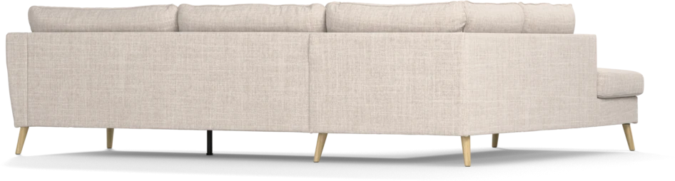 County - 2,5-sits soffa med divan vänster - Beige