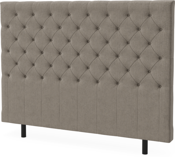 Asperö pikerad - sänggavel, 90-180 cm - Brun