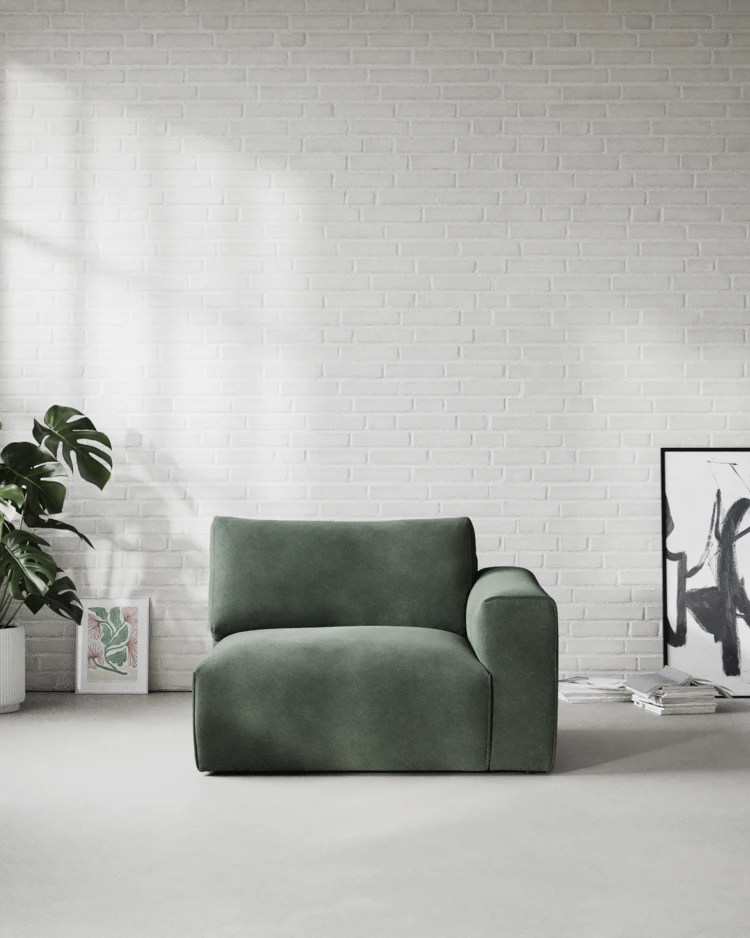 Free - 1,5-sits med armstöd höger - inspiration
