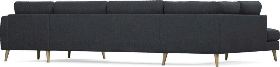 Bridge - 3-sits soffa med divan vänster och schäslong höger - Blå