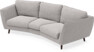 Madison - 3-sits soffa svängd, 70 cm - Beige