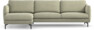 Madison Lux - 3-sits soffa med schäslong vänster - Grön