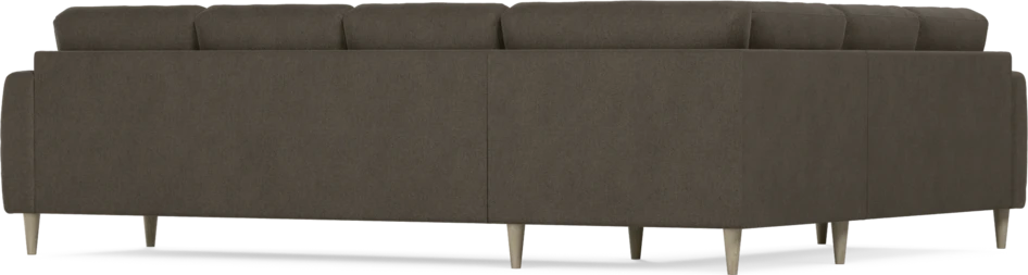 Eden - Hörnsoffa, 2+3-sits - Brun