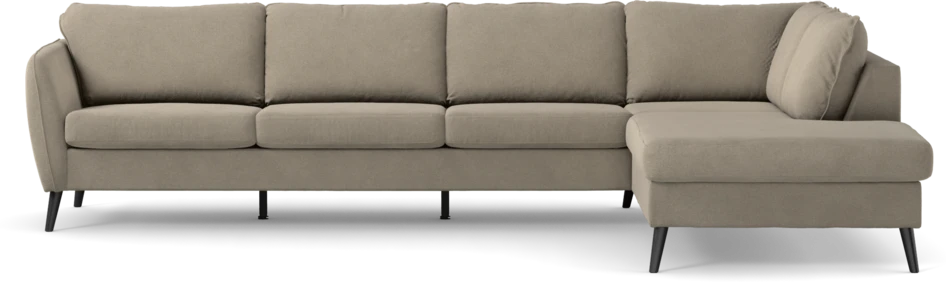 County - 3-sits soffa med divan höger - Beige