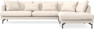Harper - 3-sits soffa med divan höger - Beige
