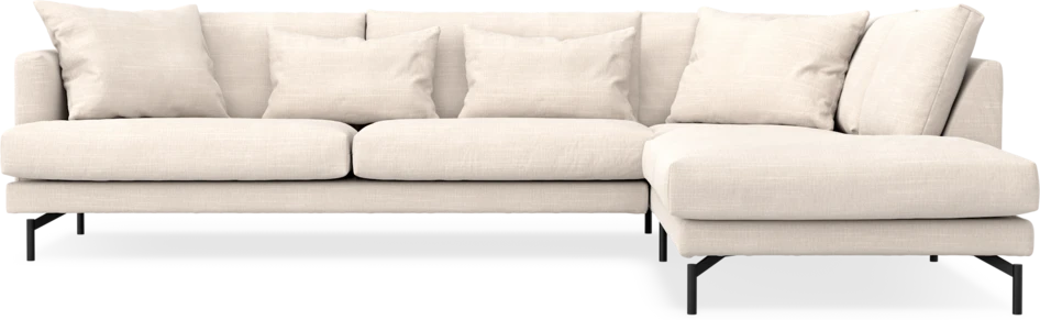 Harper - 3-sits soffa med divan höger - Beige