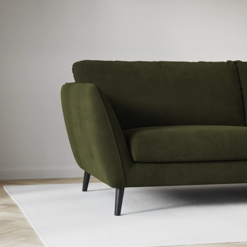 Madison Lux - Hörnsoffa 3+2-sits, hörn 1 - Grön