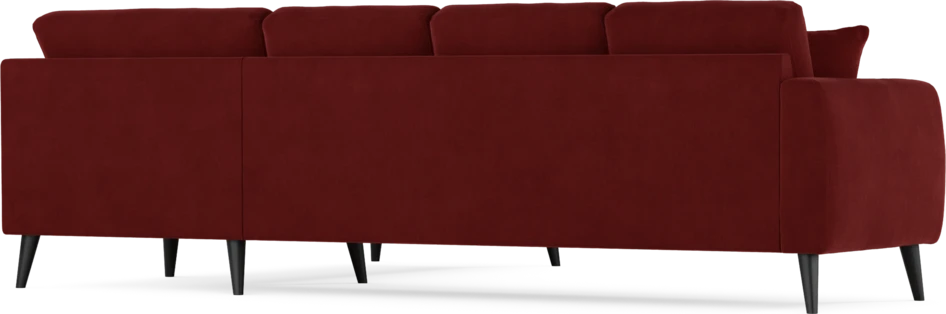 Eden - Hörnsoffa, 3+2-sits - Röd