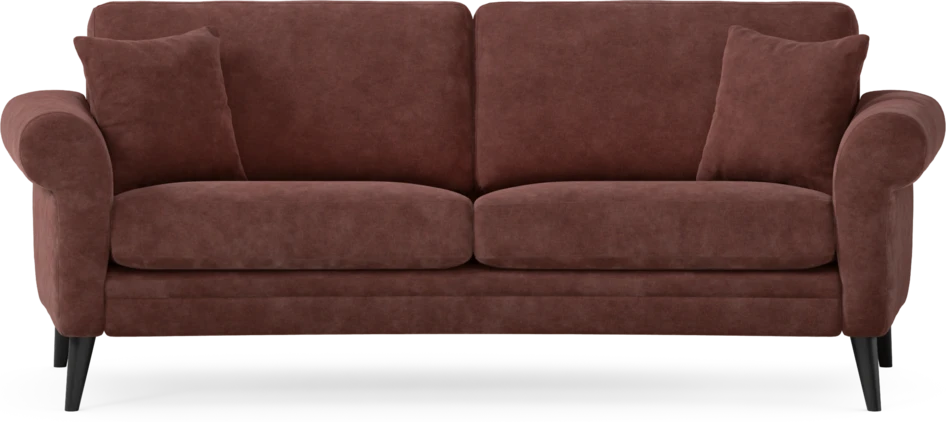 Eden - 2,5-sits soffa svängd - Röd