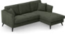 Eden - 2-sits soffa med schäslong - Grön