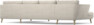 Madison Lux - 2-sits soffa med schäslong vänster och divan höger - Beige