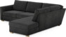Friday - 2,5-sits soffa med divan höger - Blå