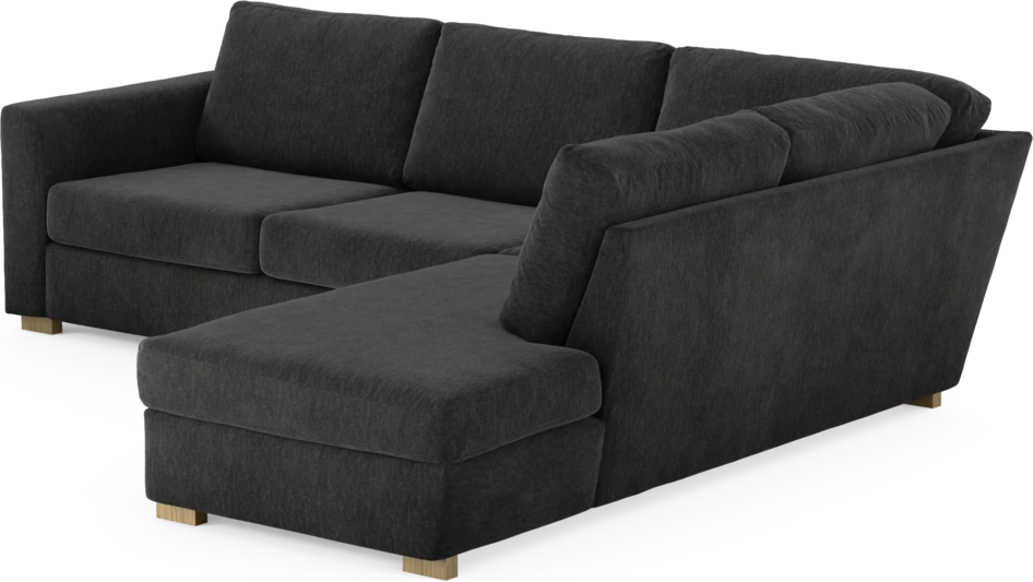 Friday - 2,5-sits soffa med divan höger - Blå