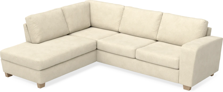 Friday - 2,5-sits soffa med divan vänster - Beige