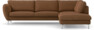 Madison Lux - 3-sits soffa med divan höger - Brun