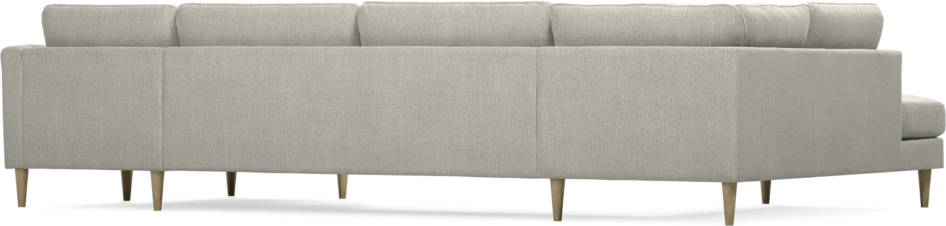 Bridge - 3-sits soffa med divan vänster och schäslong höger - Grå