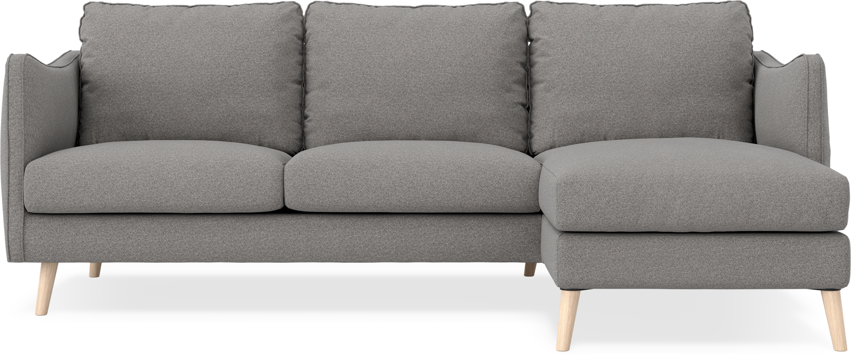 Madison - 2-sits soffa med schäslong höger - Grå
